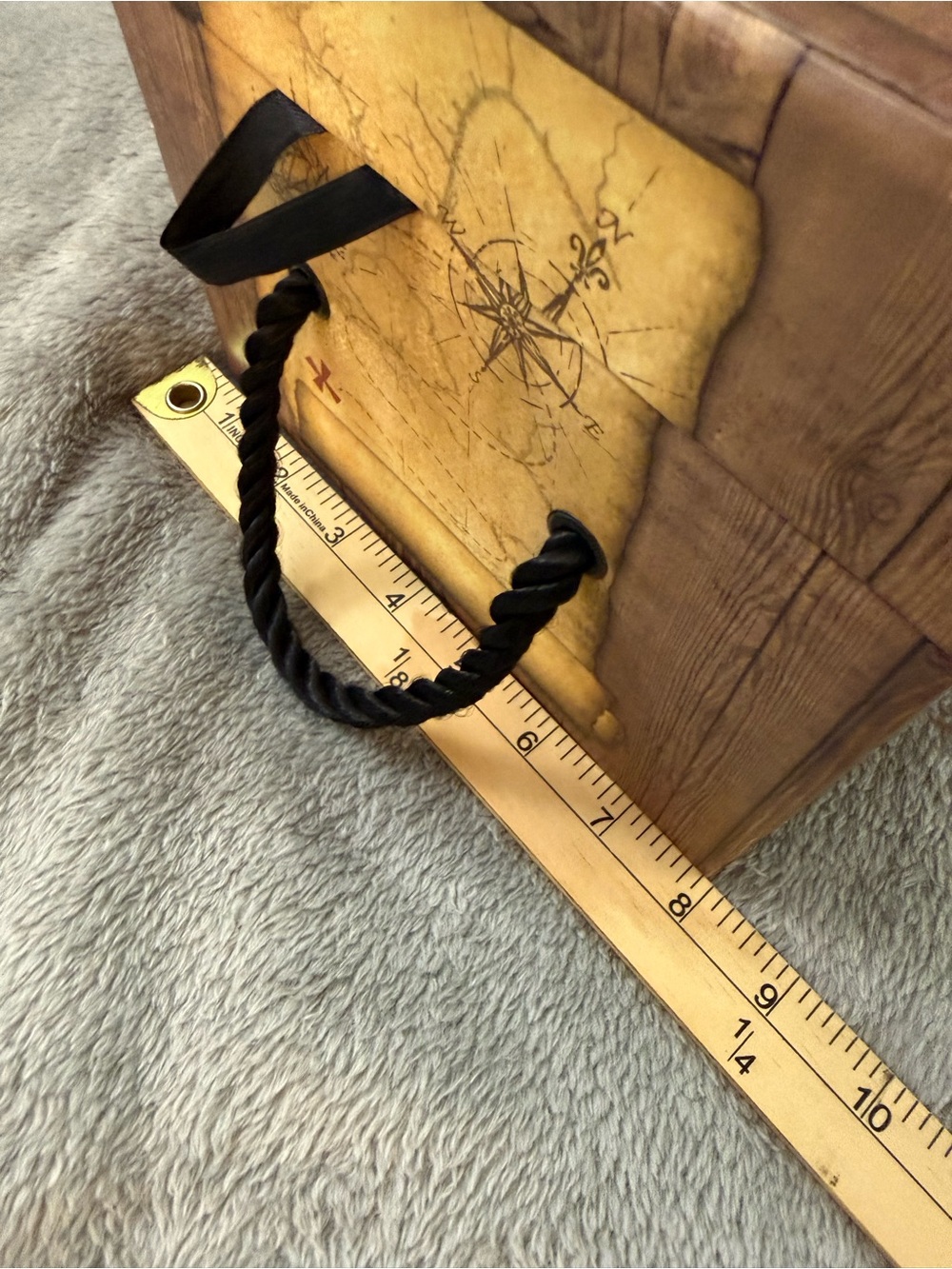 Pirate Themed Treasure Chest “Keep Out” W/ Latch - Picture 12 of 13